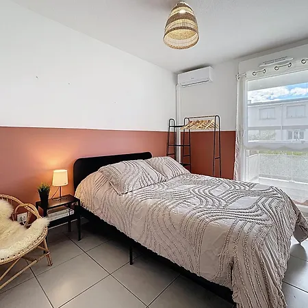 Superbe 2ch, Clim, Terrasse, Pkg, Wifi, Tv شقة مونبيلييه