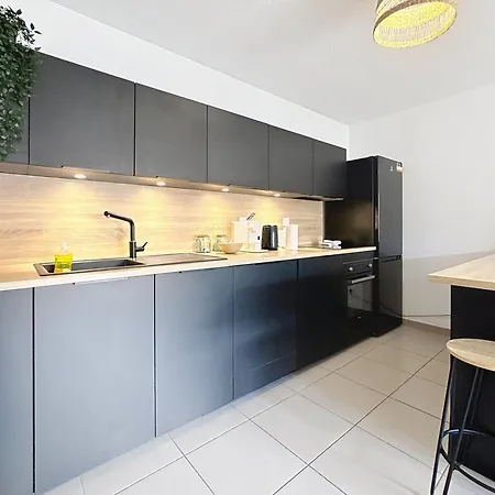 Superbe 2ch, Clim, Terrasse, Pkg, Wifi, Tv モンペリエ