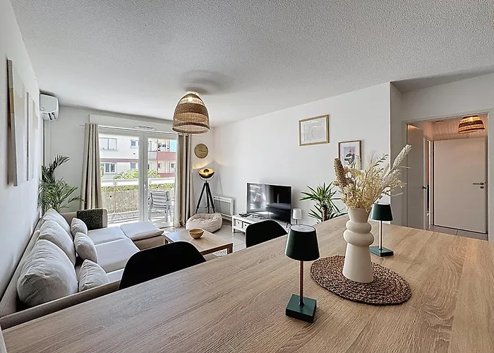 דירה Superbe 2ch, Clim, Terrasse, Pkg, Wifi, Tv *